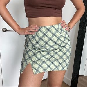 Plaid skirt